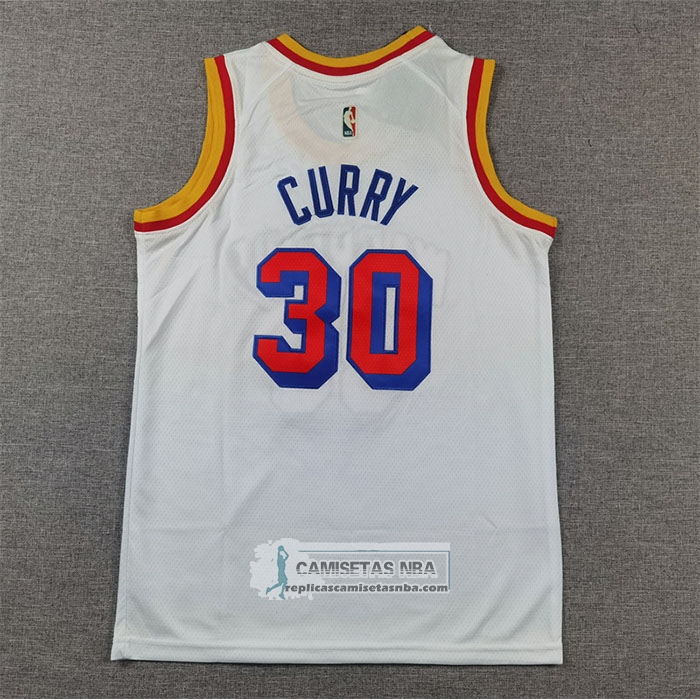 Camiseta Nino Golden State Warriors Stephen Curry NO 30 Classic 2024-25 Blanco